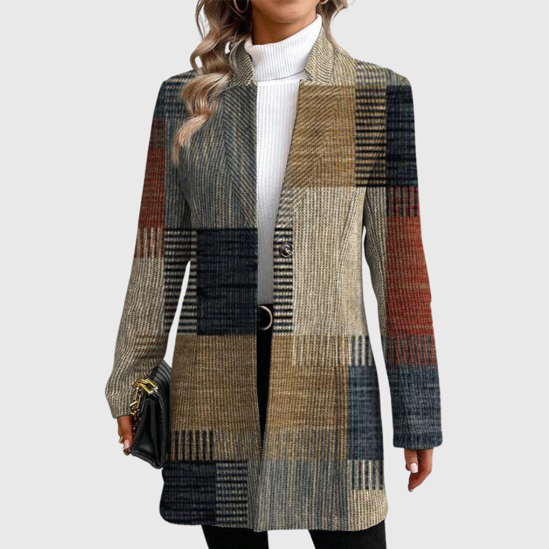 Jill – Elegáns mintás blézer