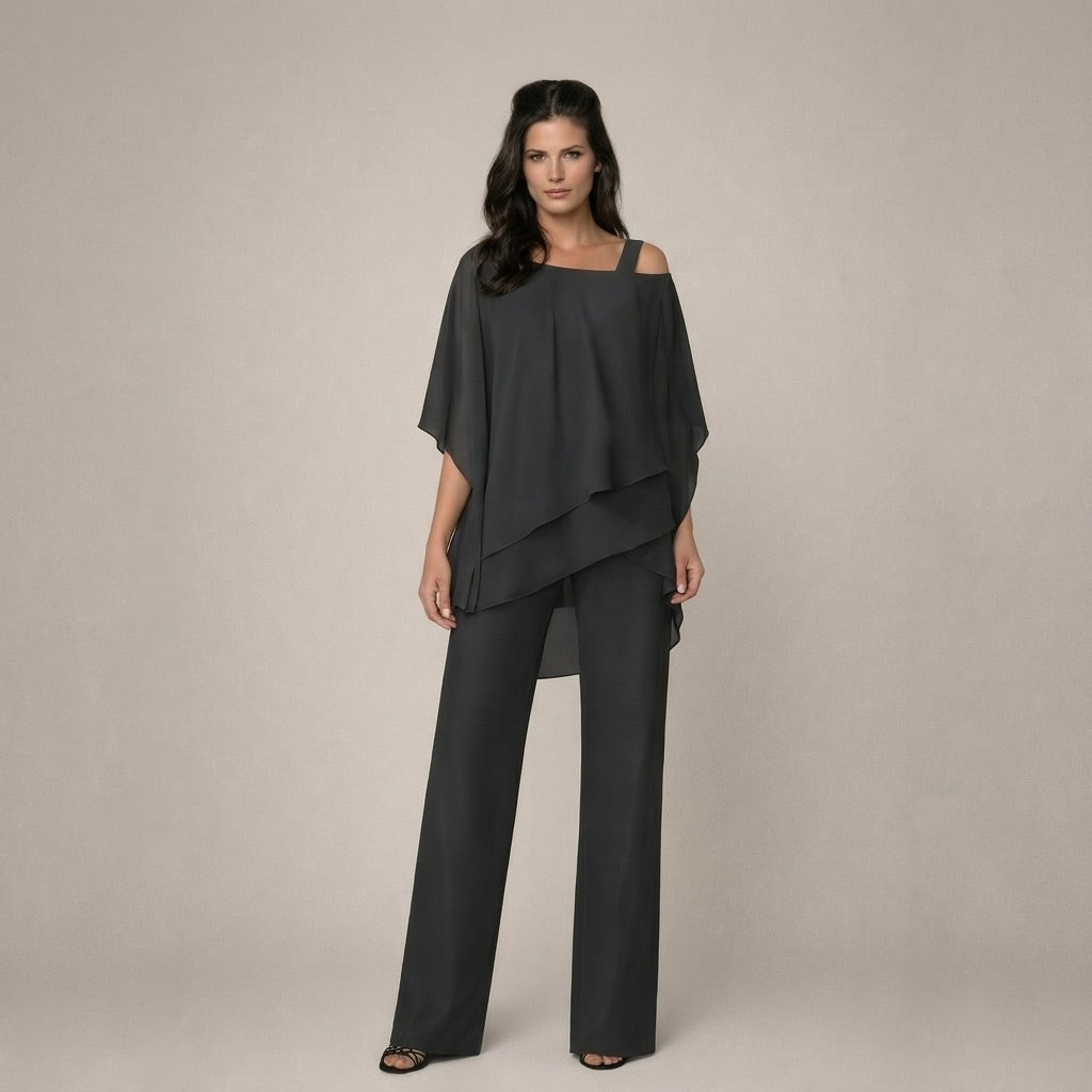 Lina | Elegáns Szett Réteges Blúzzal