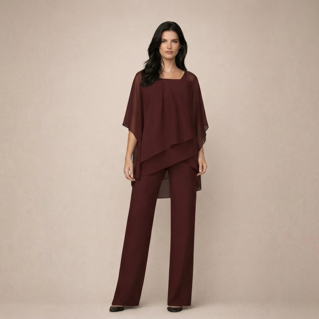 Lina | Elegáns Szett Réteges Blúzzal