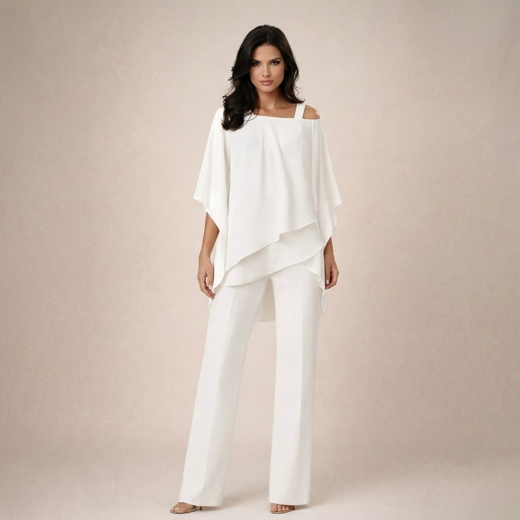 Lina | Elegáns Szett Réteges Blúzzal