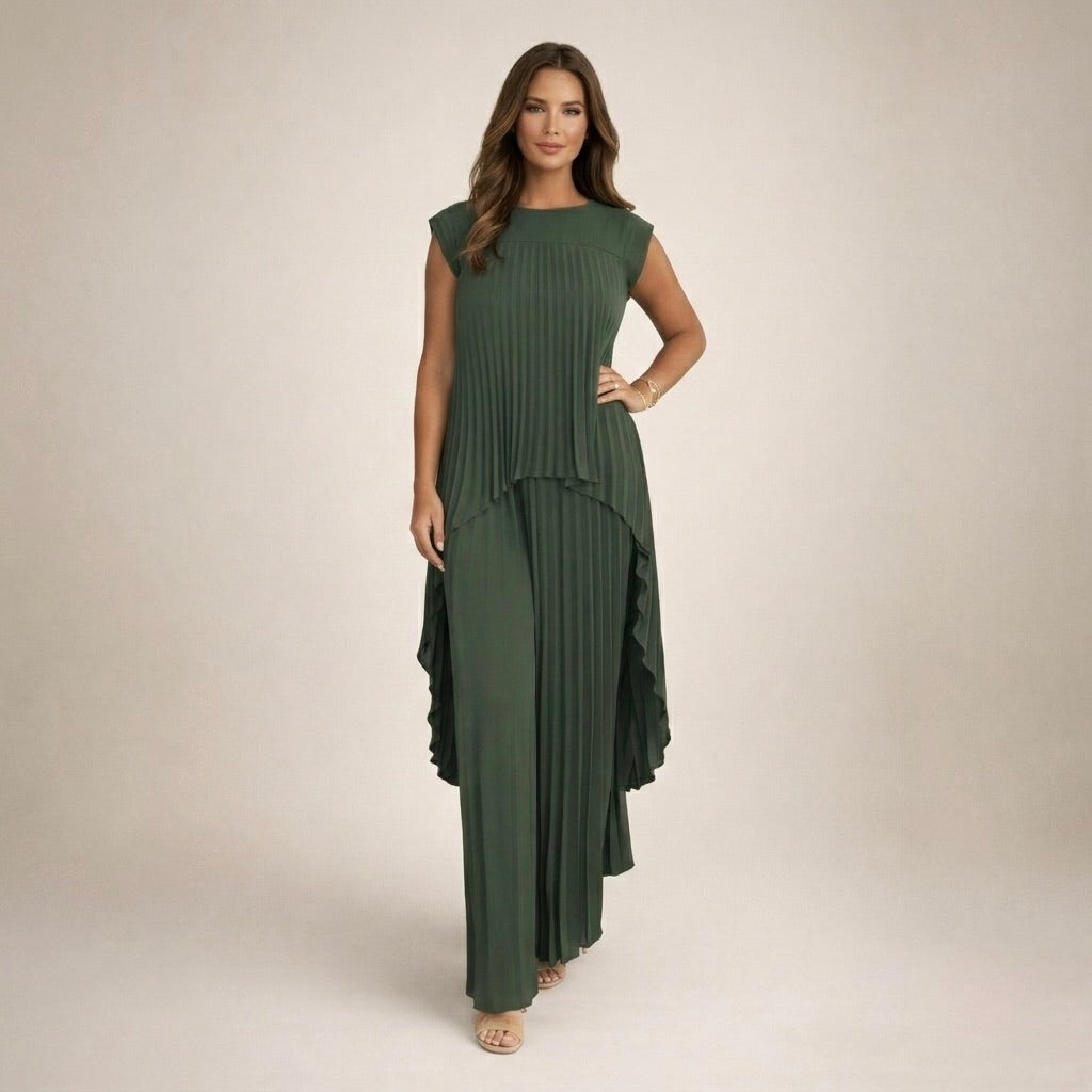 Halina | Elegáns Pliszes Szett