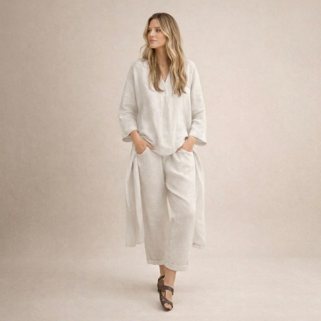 Marianne | Loose Linen Set