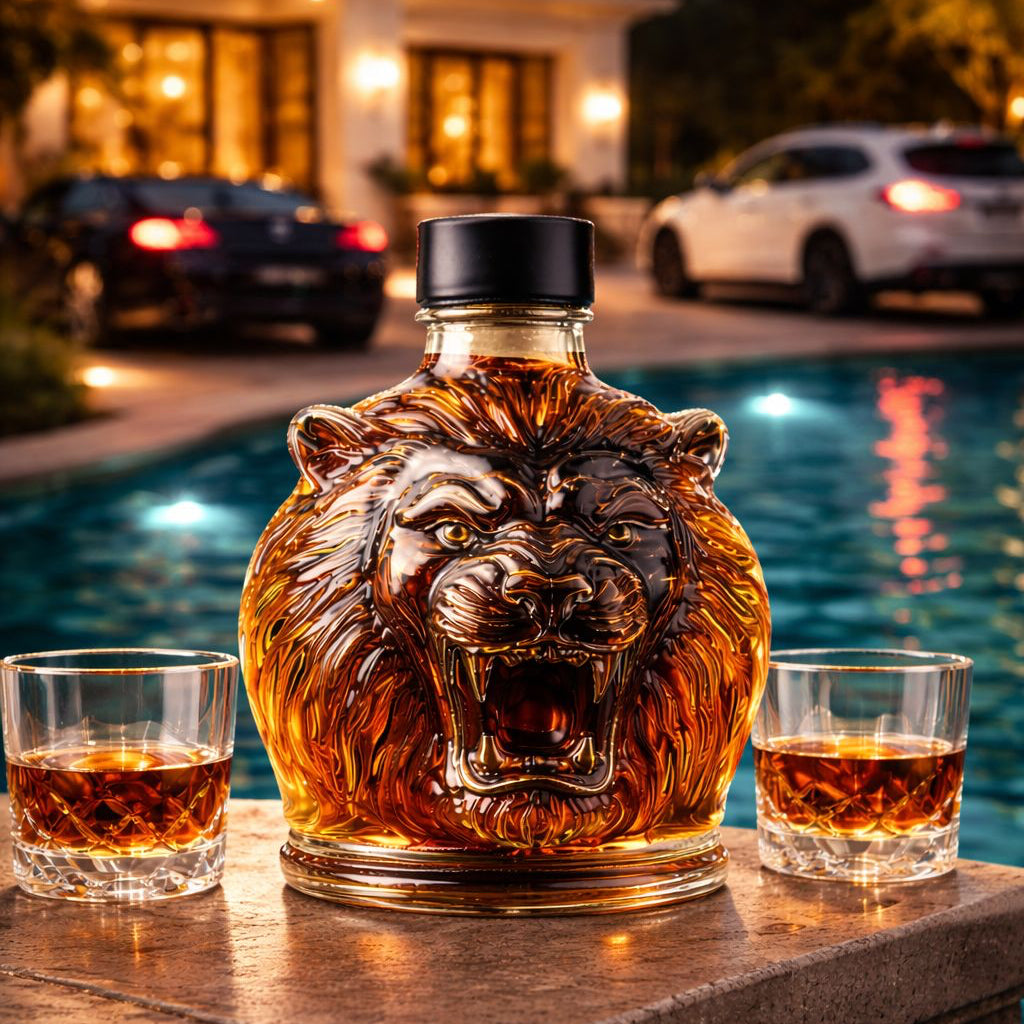 Whisky Bottle - Lion Edition