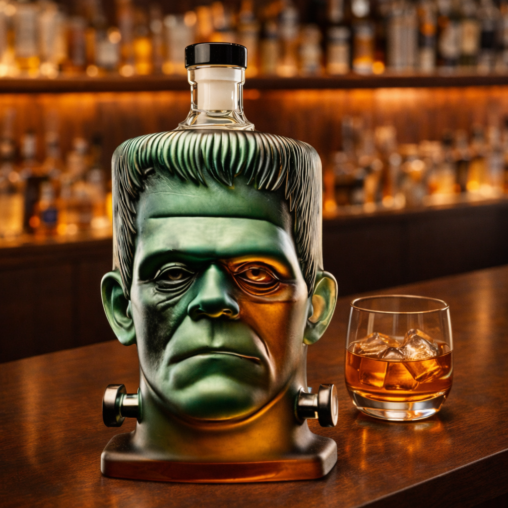 Whiskey bottle - Frankenstein edition
