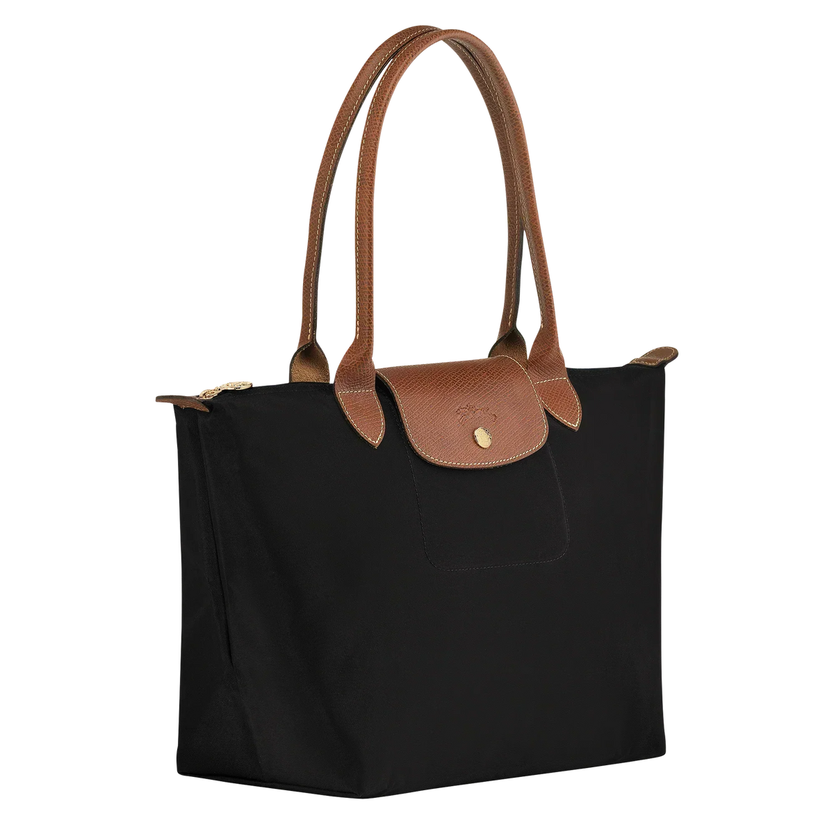 Longchamp - Közepes Le Pliage Tote, Fekete