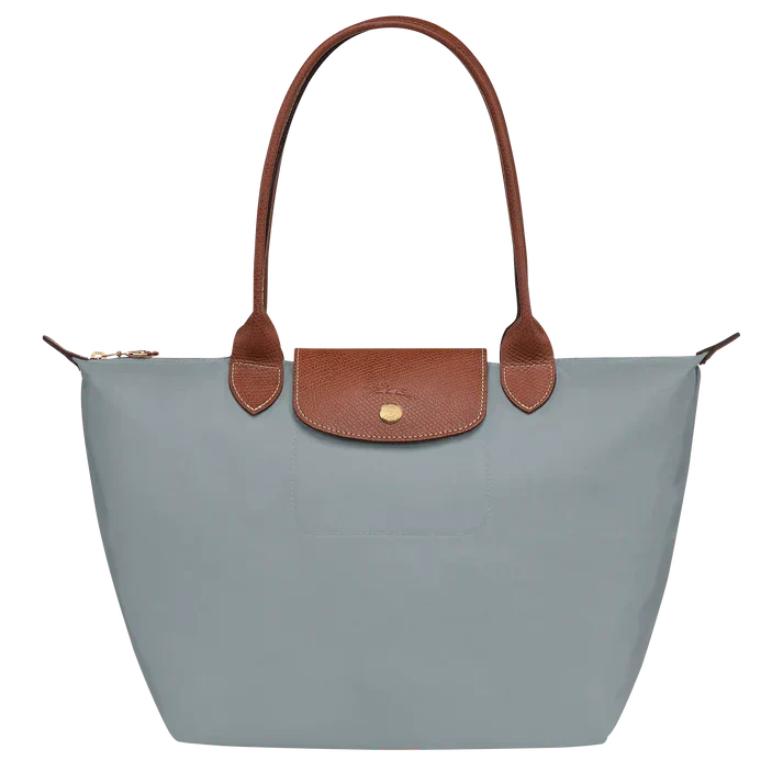 Longchamp - Medium Le Pliage Bag, Steel