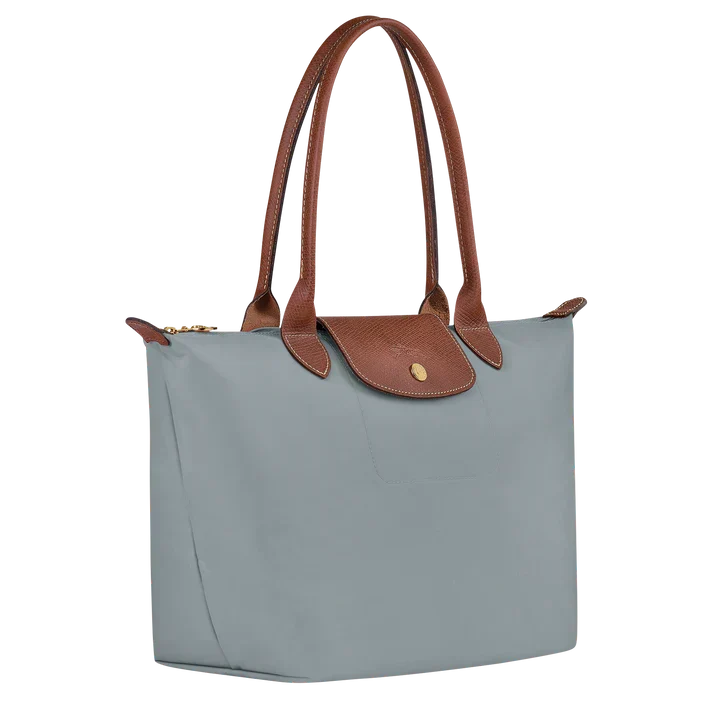 Longchamp - Medium Le Pliage Bag, Steel