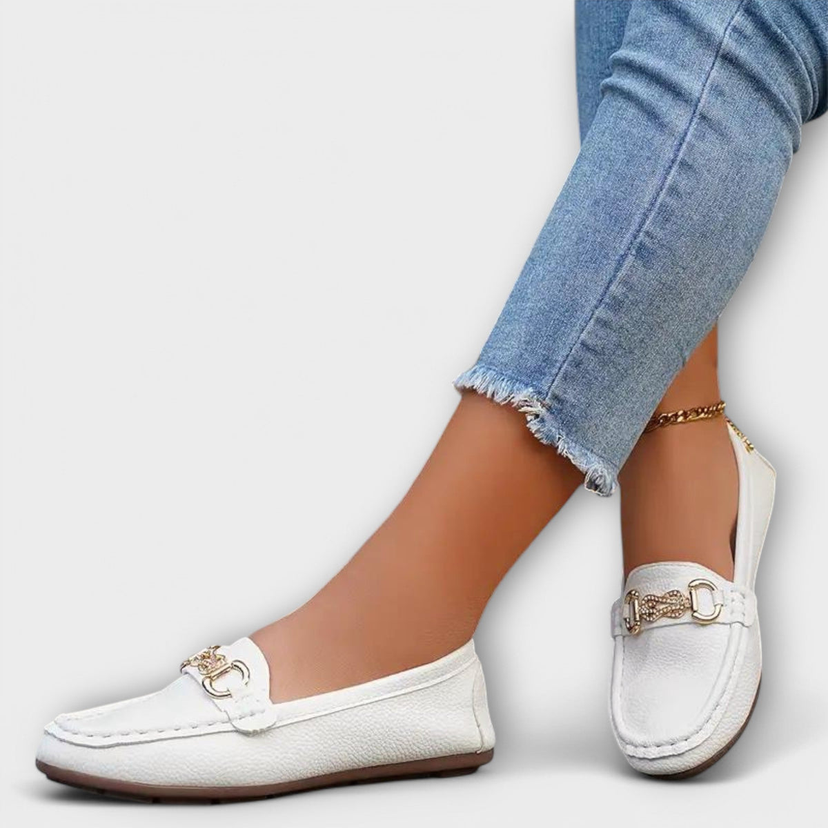 Ioana | Bőr Slip-on Mokaszin