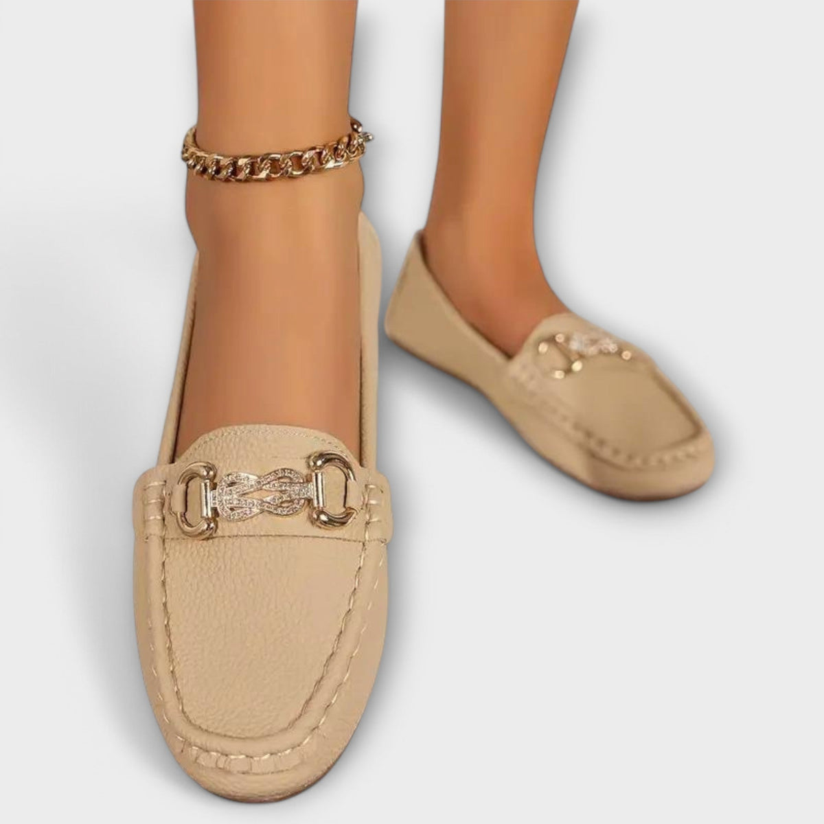 Ioana | Bőr Slip-on Mokaszin
