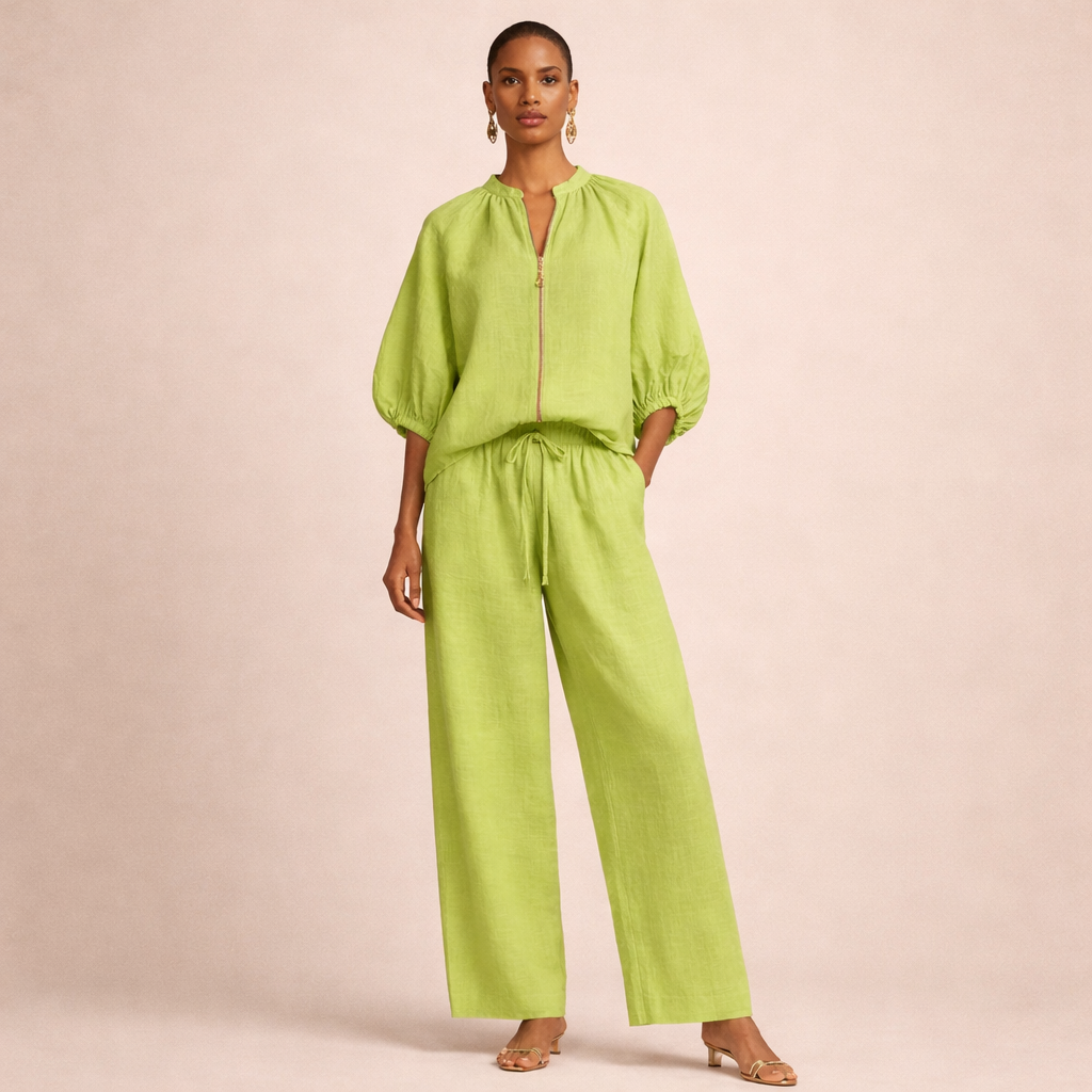 Adeline | Relaxed-Fit Zip-Up Set
