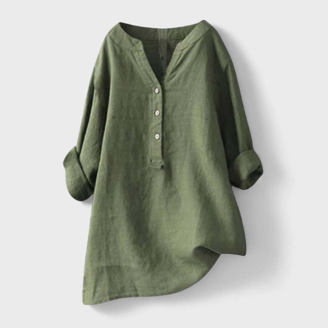 Freya – Comfortable Button-Up Shirt
