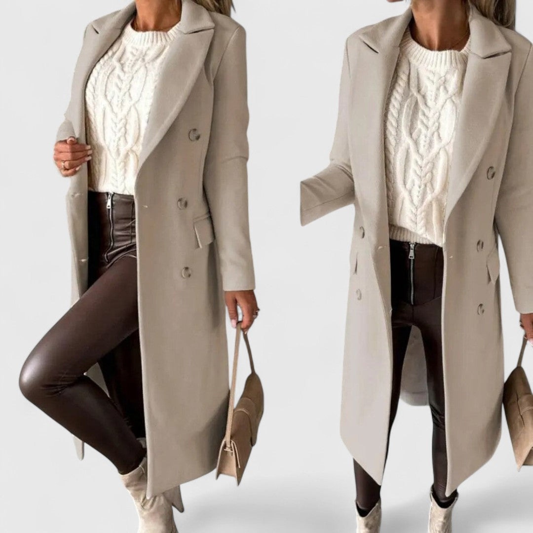 Hazel – Elegáns Hosszított Kabát