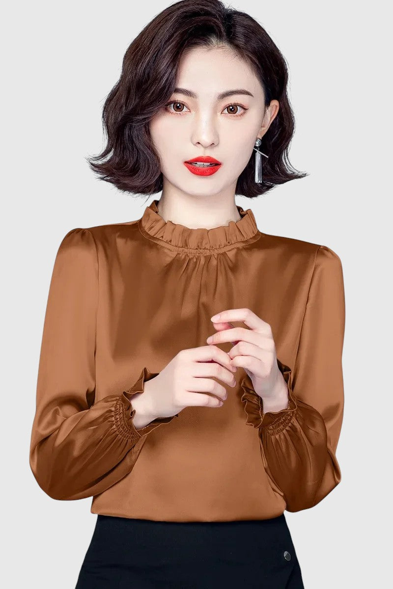 Jana - Elegant silk blouse