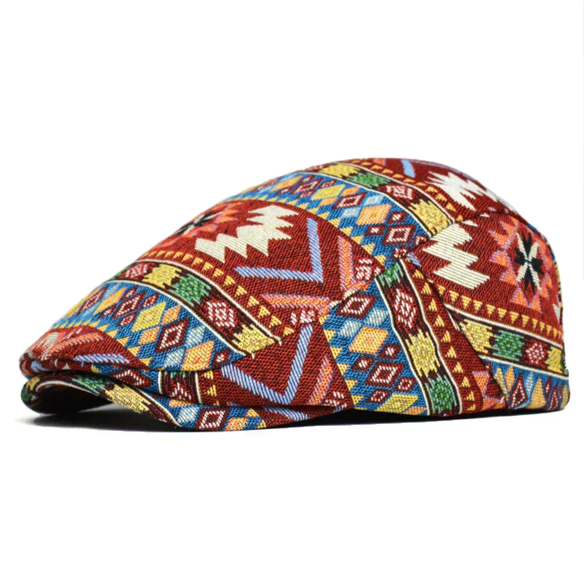 Reginald | Patterned Vintage Flat Cap