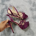 Lilac snakeskin