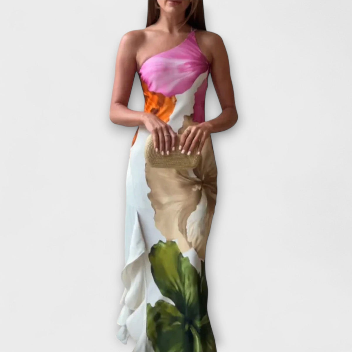 De Saphir - Elegant Spotted Maxi Dress