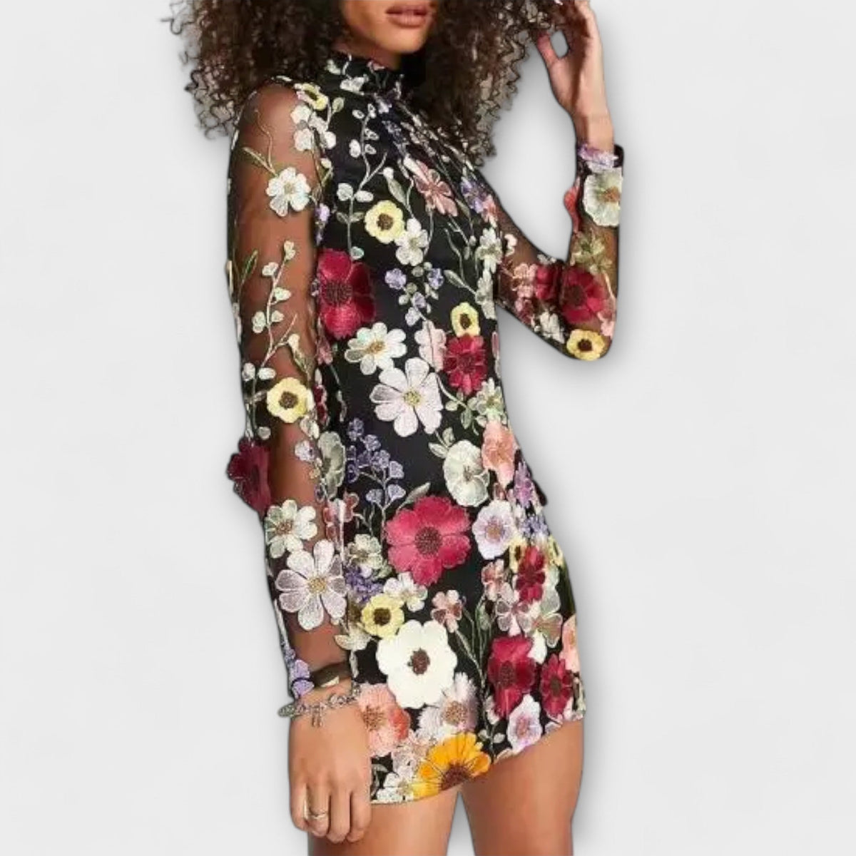 Dolores - 3D floral dress