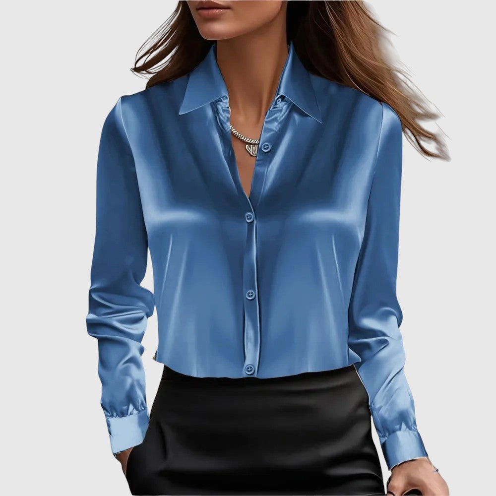 Lucia – elegant silk shirt