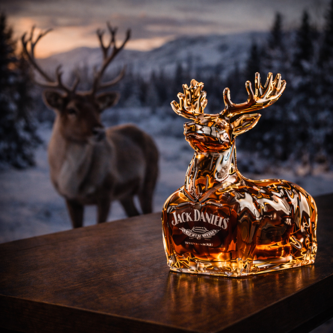 Jack Daniel's Whisky Üveg - Hóember Kiadás