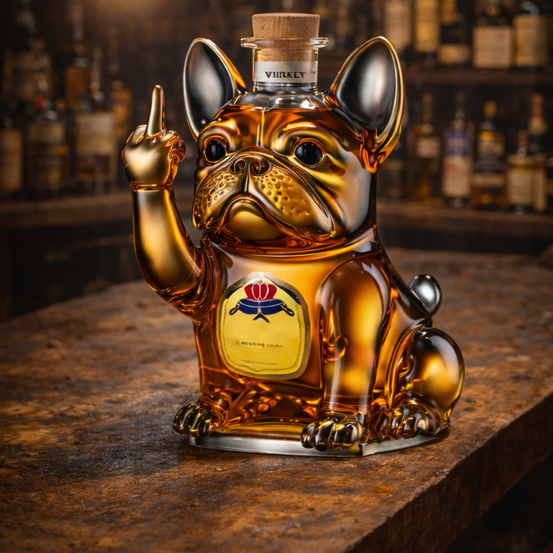 Whiskey Bottle - Dog Edition