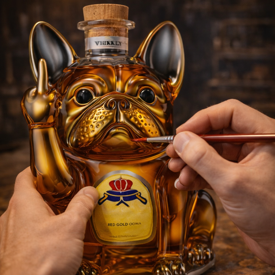 Whiskey Bottle - Dog Edition