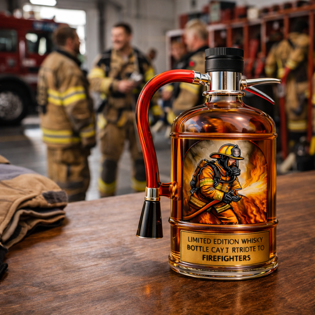 Whiskey Bottle - Firefighter Edition