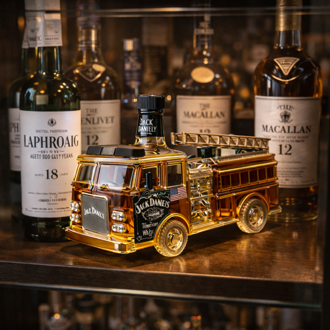 Jack Daniel's Whisky Üveg - Tűzoltók Kiadás