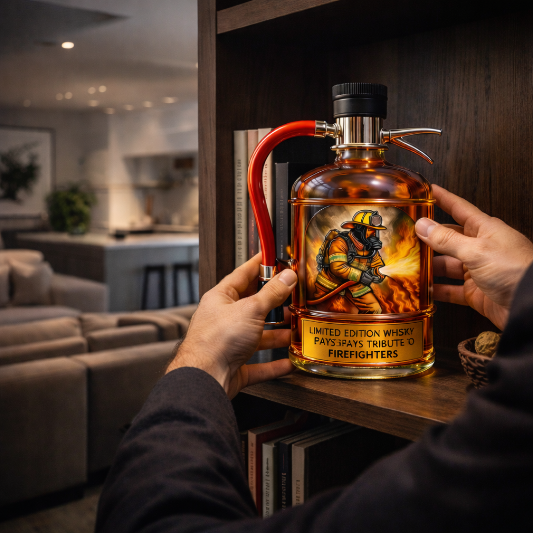 Whiskey Bottle - Firefighter Edition