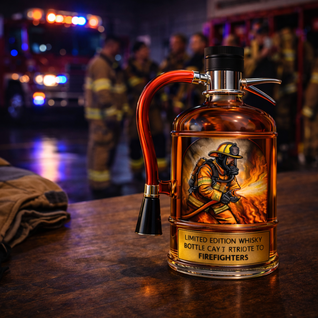 Whiskey Bottle - Firefighter Edition