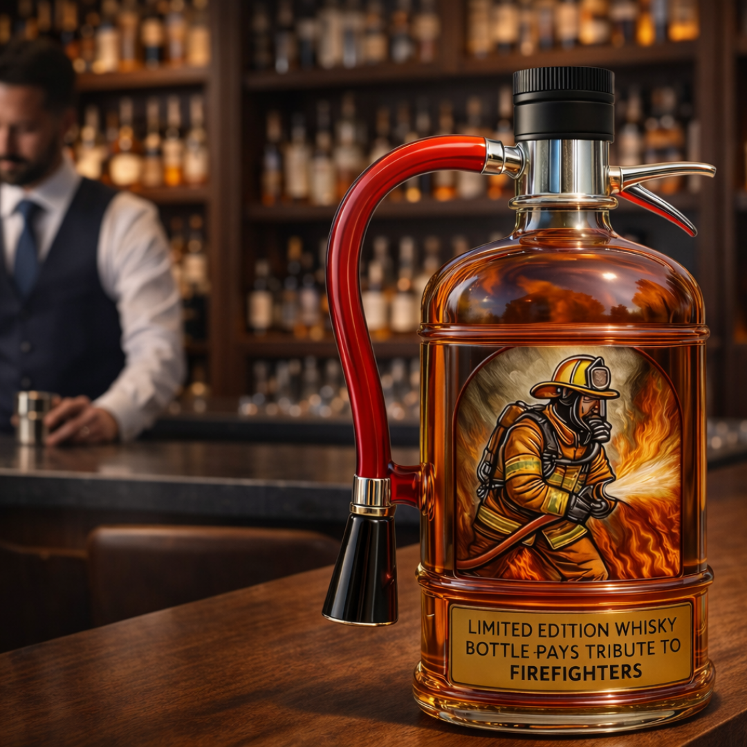 Whiskey Bottle - Firefighter Edition