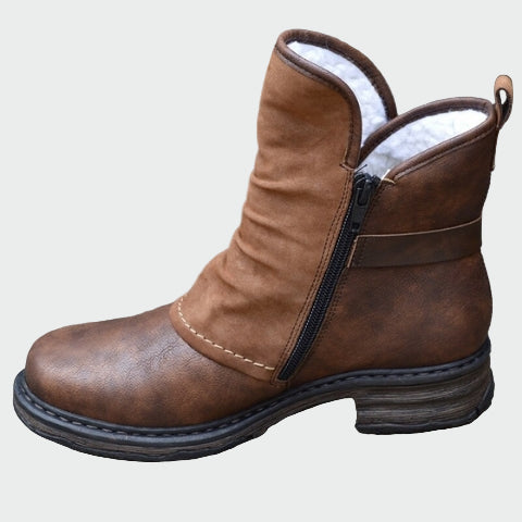 Leather winter shoes for everyday comfort