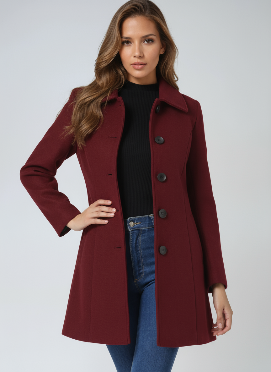 Josephine – Egysoros Téli Trench Kabát