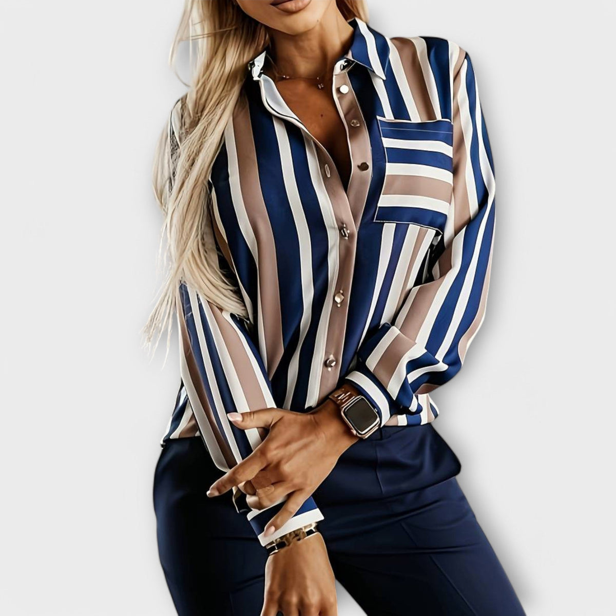 Emily – Comfortable and stylish striped blouse