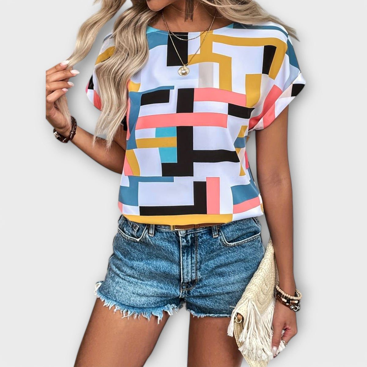 Chloé - Short-sleeved blouse
