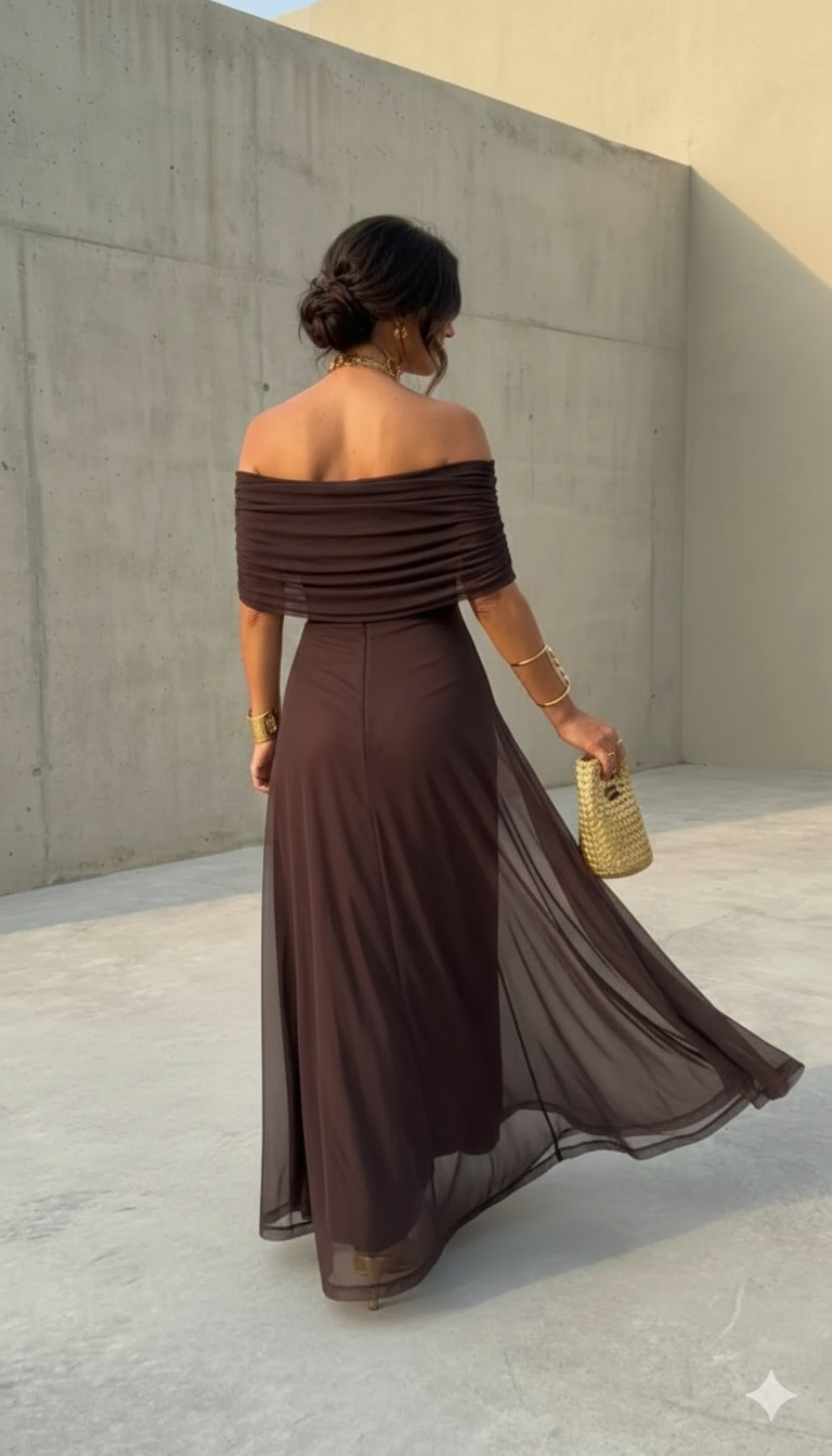 Uma – Hosszú, Laza Ruha Elegáns Dizájnnal