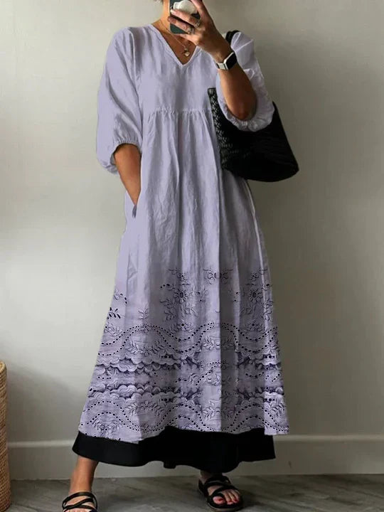 Kelsey Elegant Patterned Dress