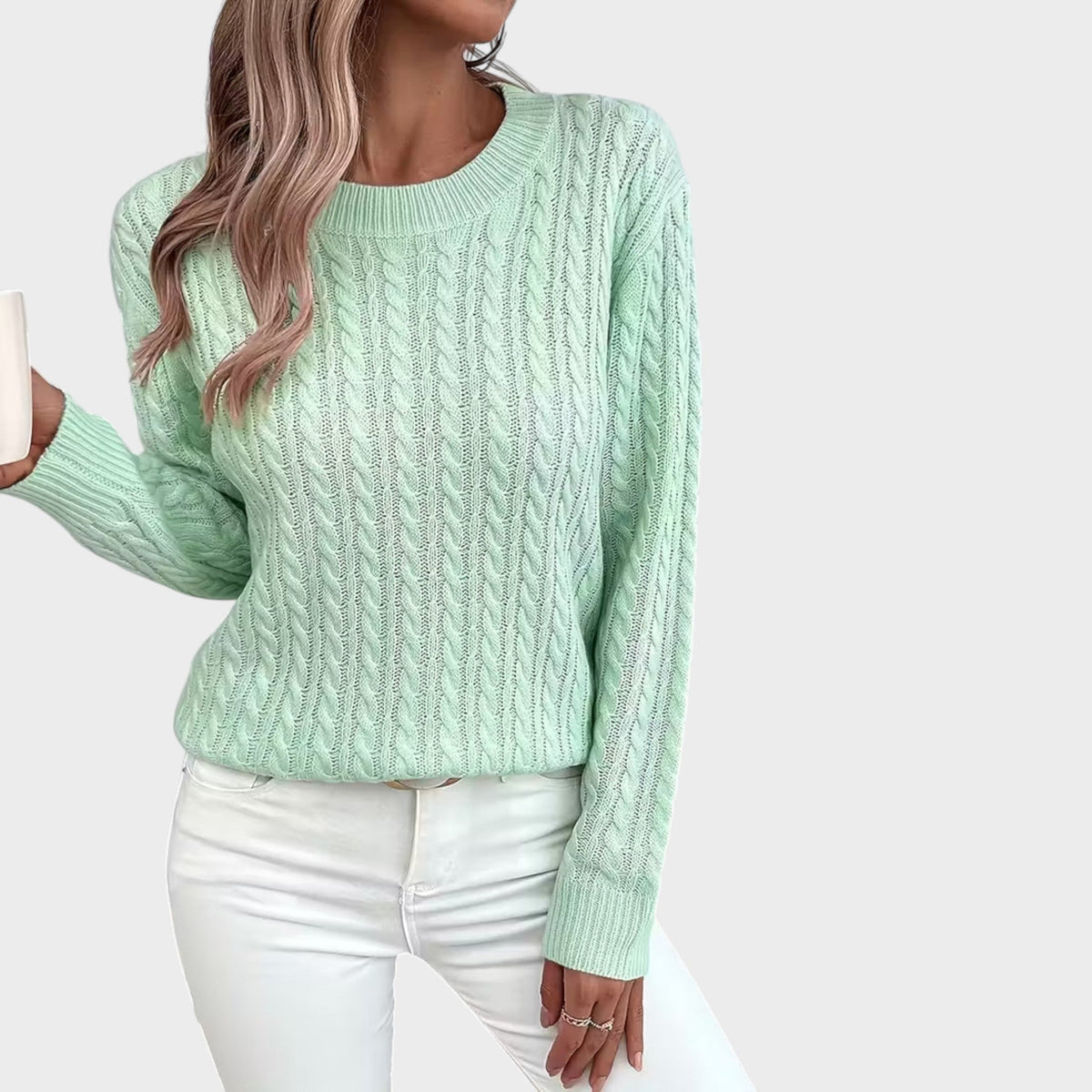 Vivianne – Soft Textured Knitted Sweater