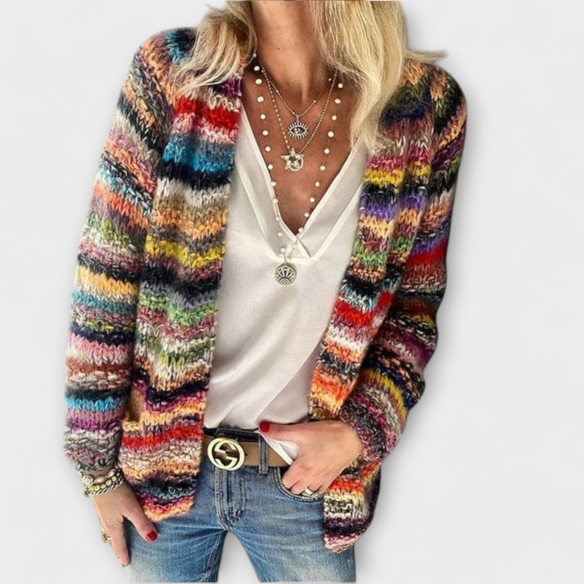 Birgitte – Vibrant and comfy knit sweater