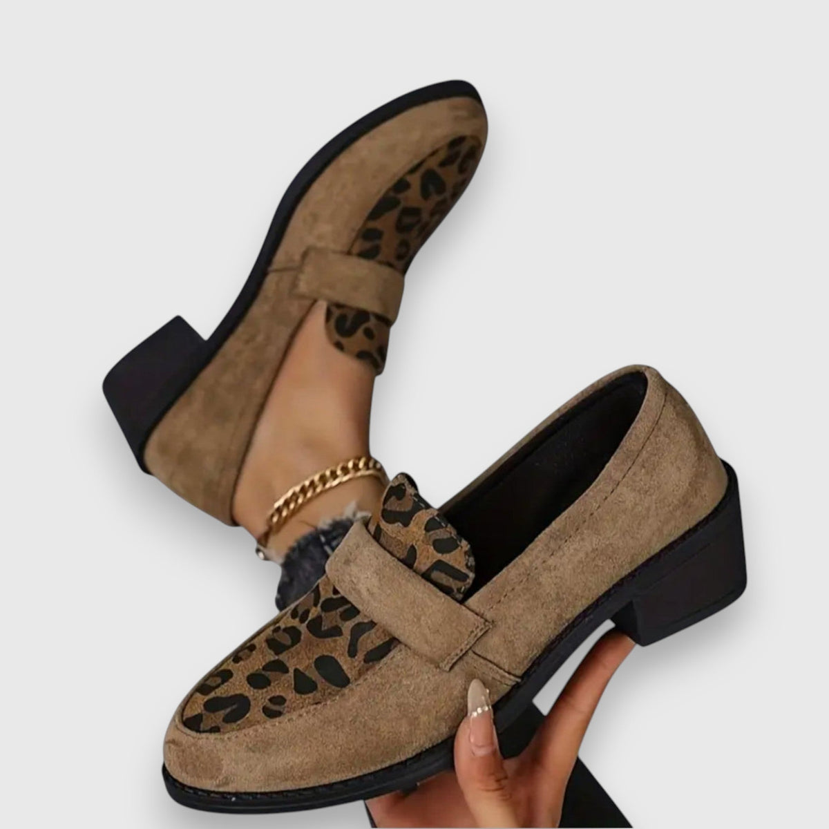 Florentina | Comfortable Leopard Slippers