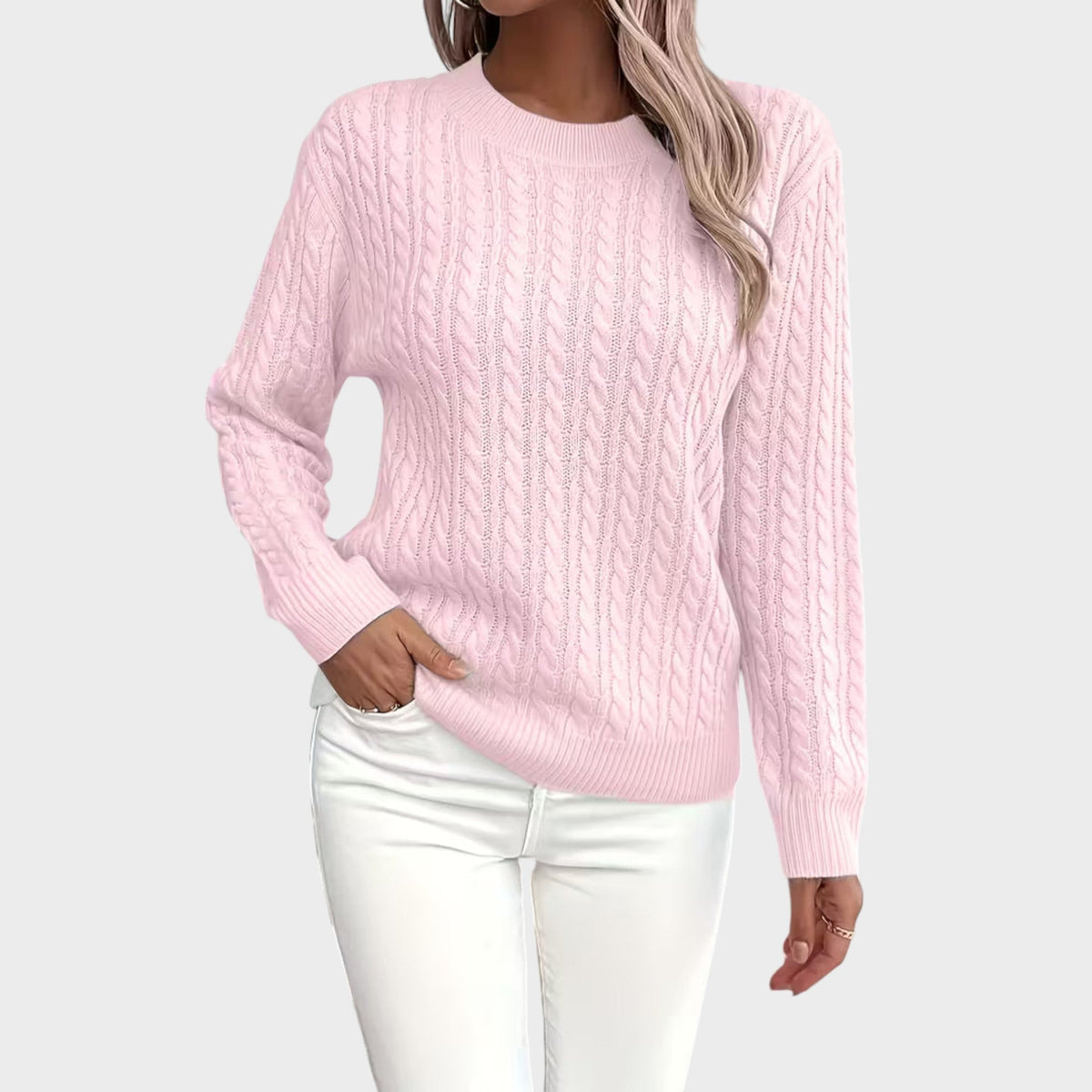 Vivianne – Soft Textured Knitted Sweater