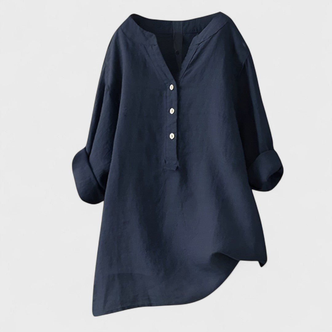 Freya – Comfortable Button-Up Shirt