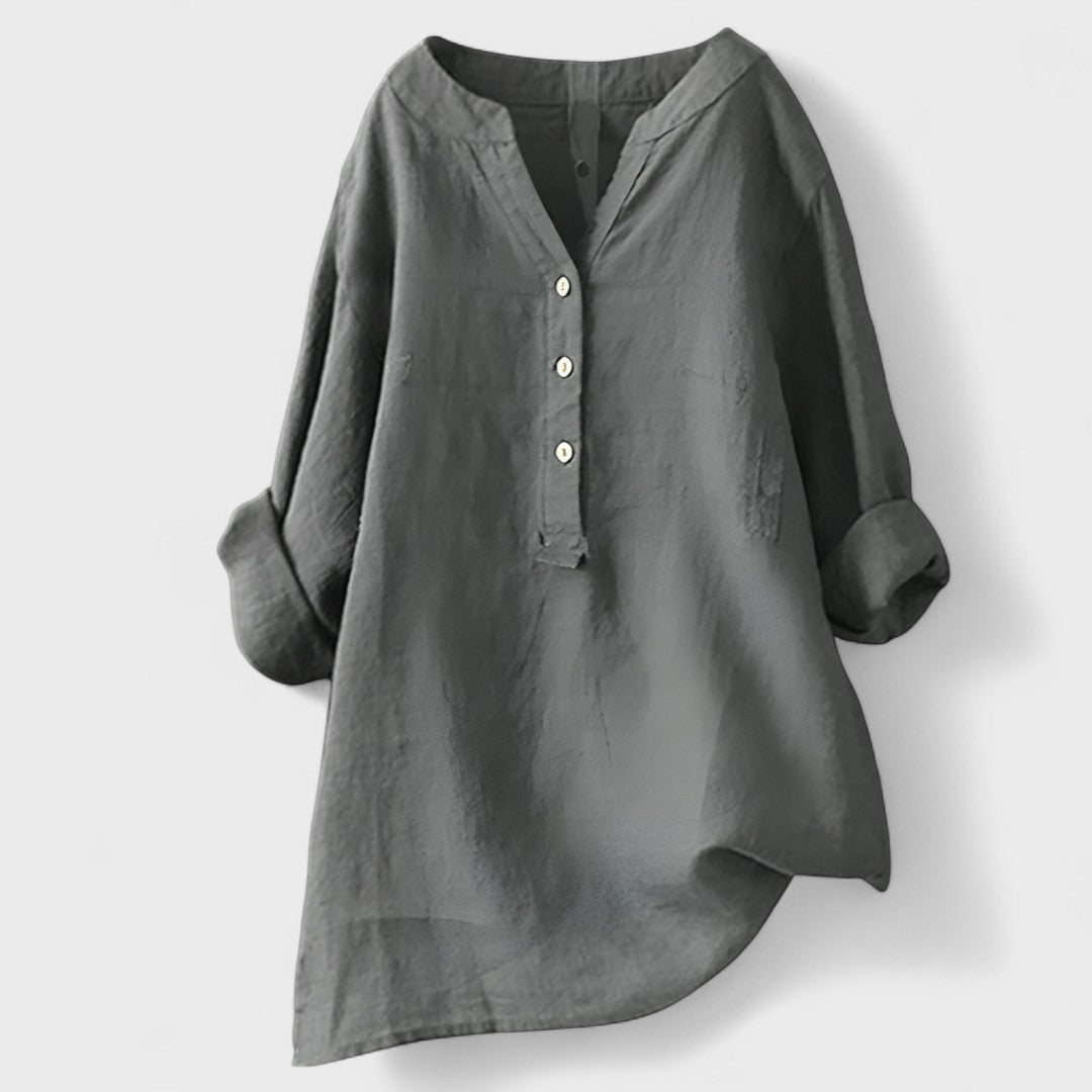 Freya – Comfortable Button-Up Shirt