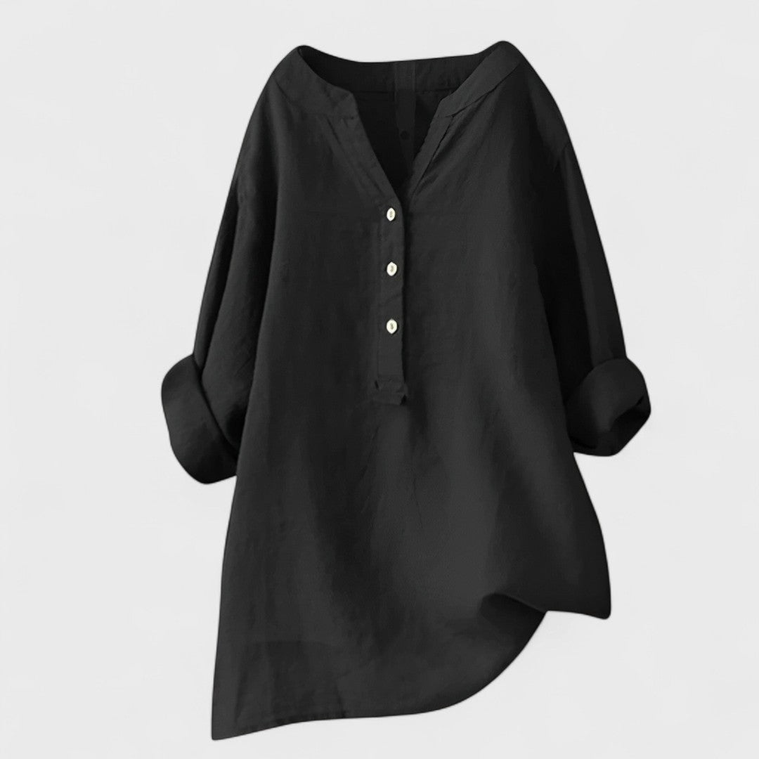 Freya – Comfortable Button-Up Shirt