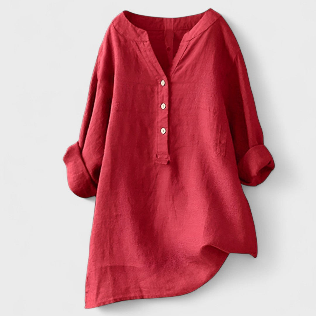 Freya – Comfortable Button-Up Shirt