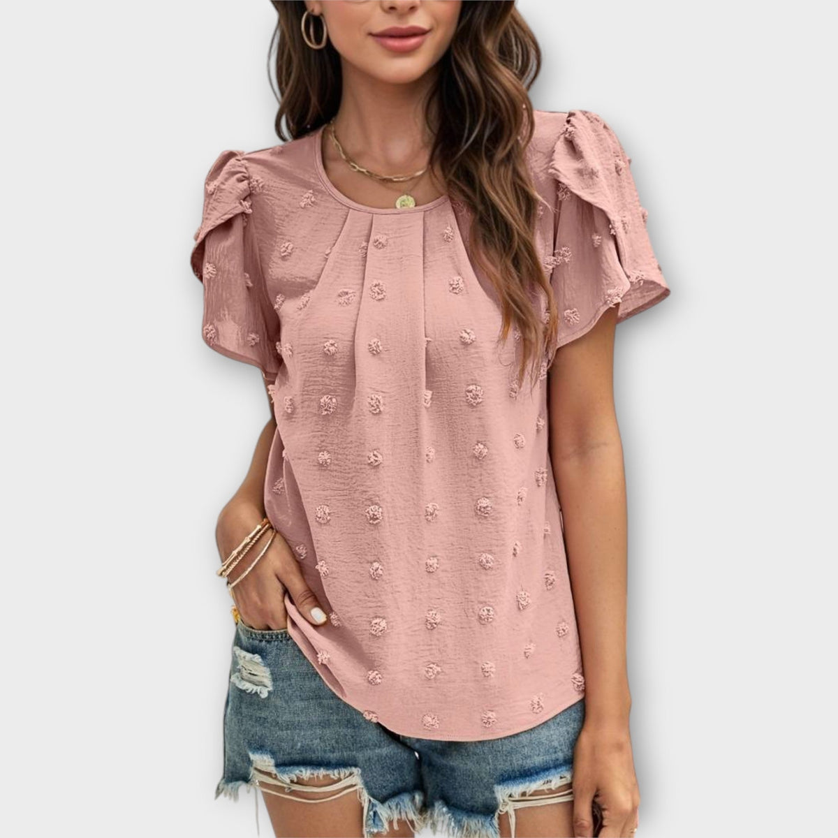 Charlotte - The perfect polka dot blouse