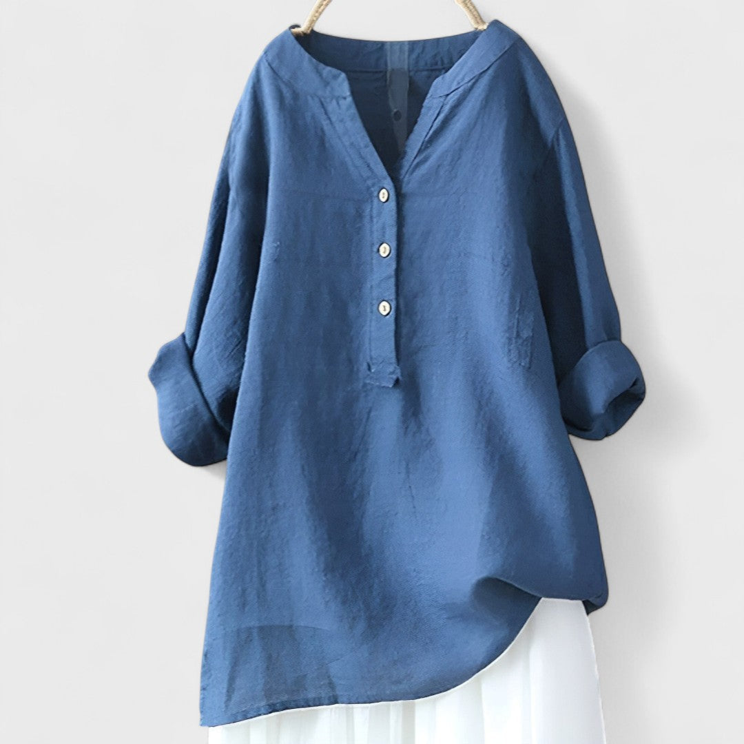 Freya – Comfortable Button-Up Shirt