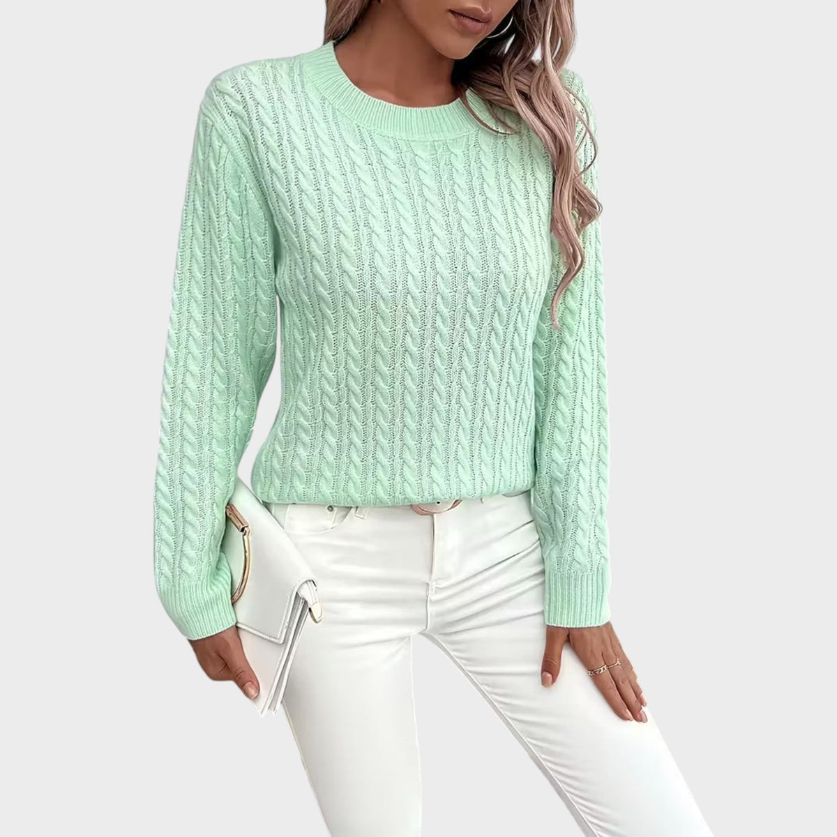Vivianne – Soft Textured Knitted Sweater