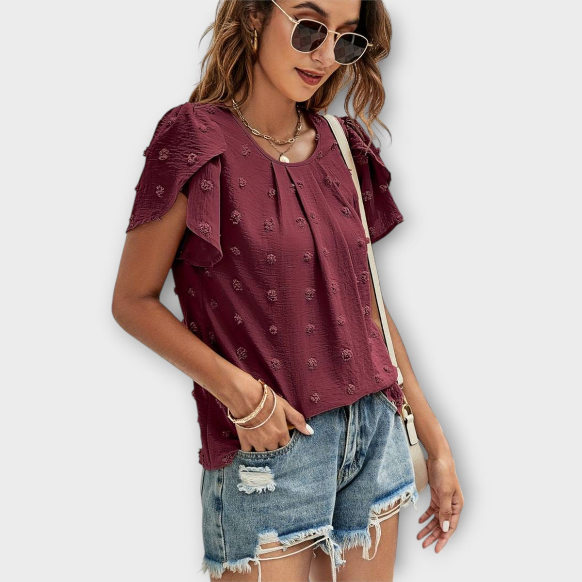 Charlotte - The perfect polka dot blouse