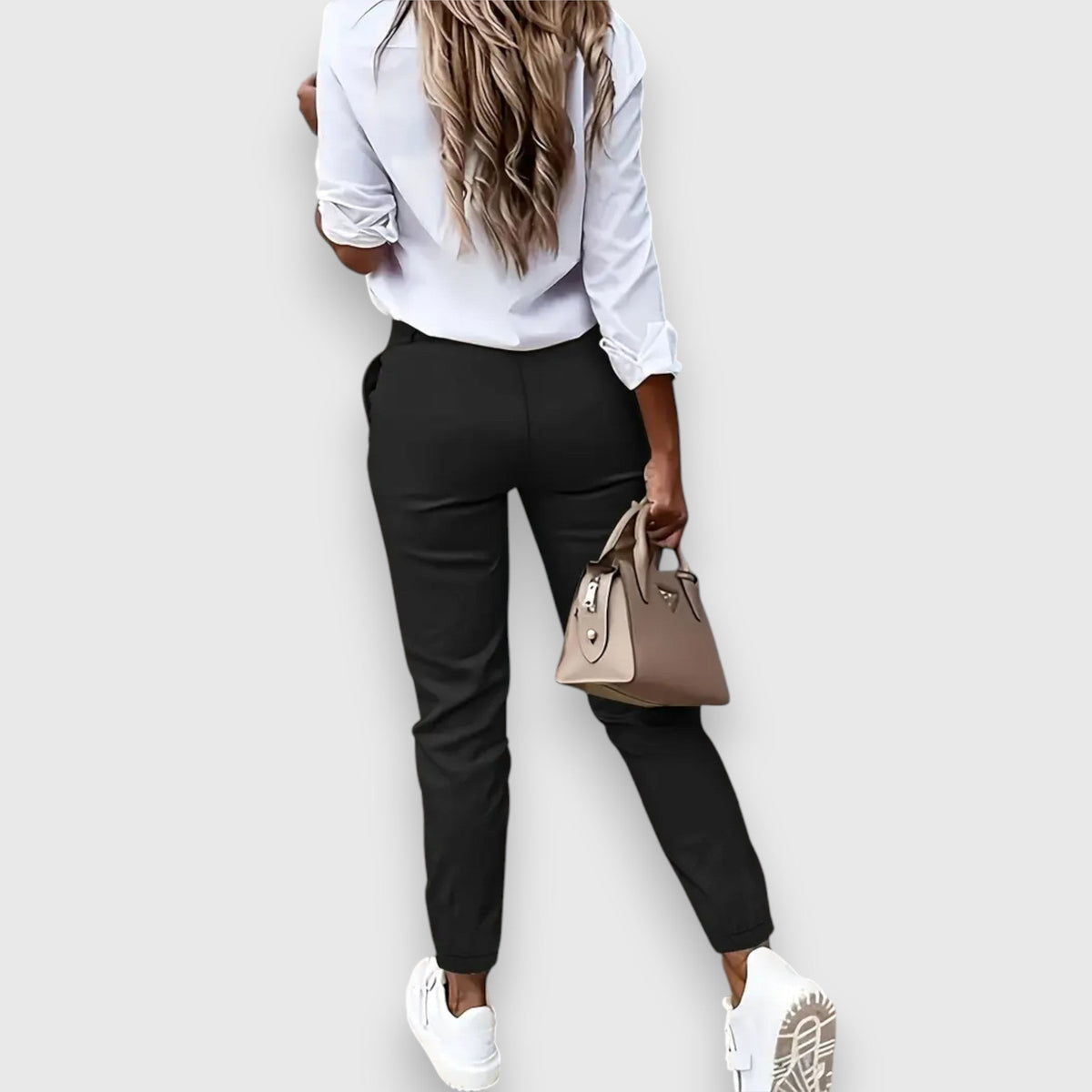 Izabella - Elegant, high-waisted trousers