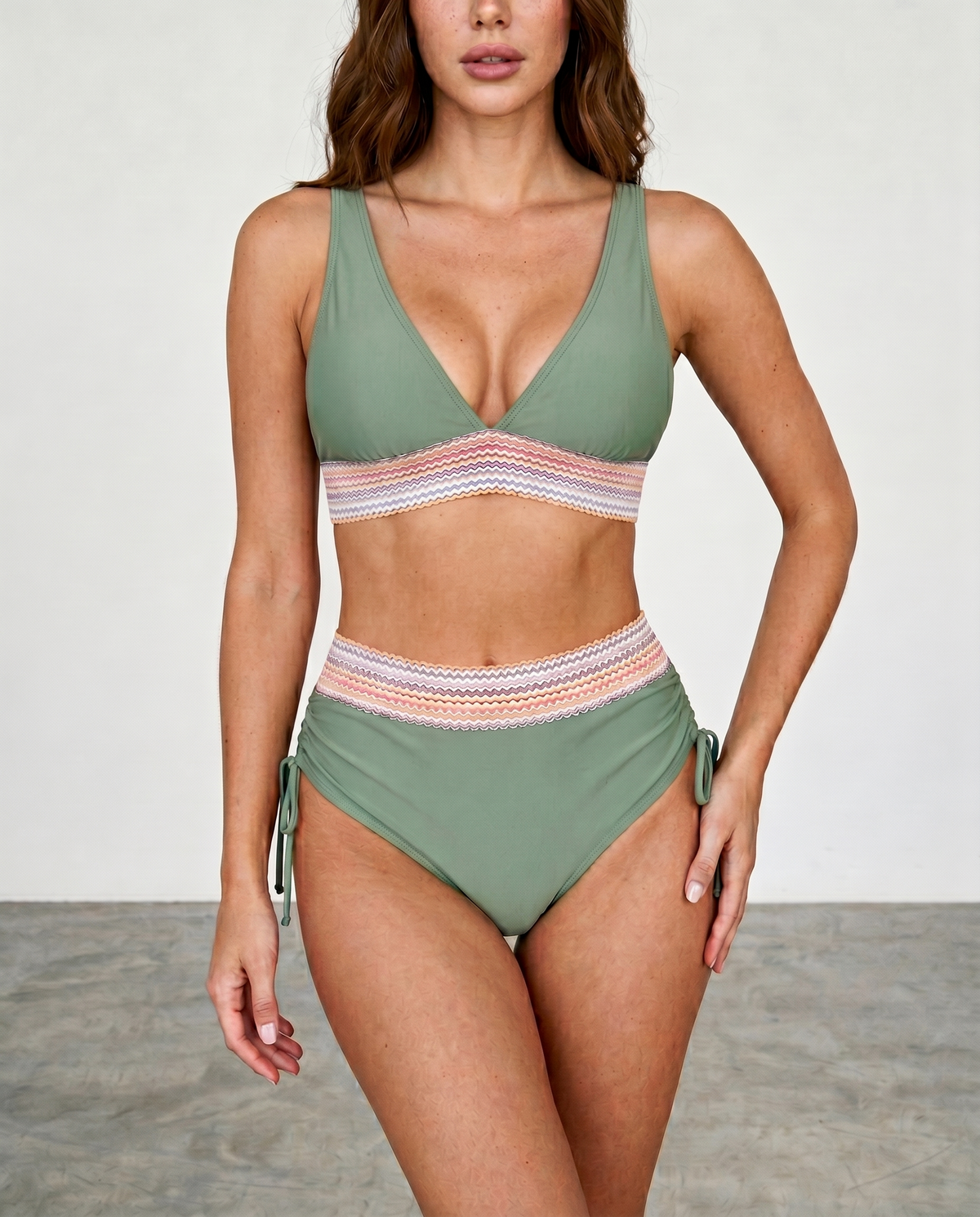 Elara | Shaping Push-Up Bikini with High-Waisted Design